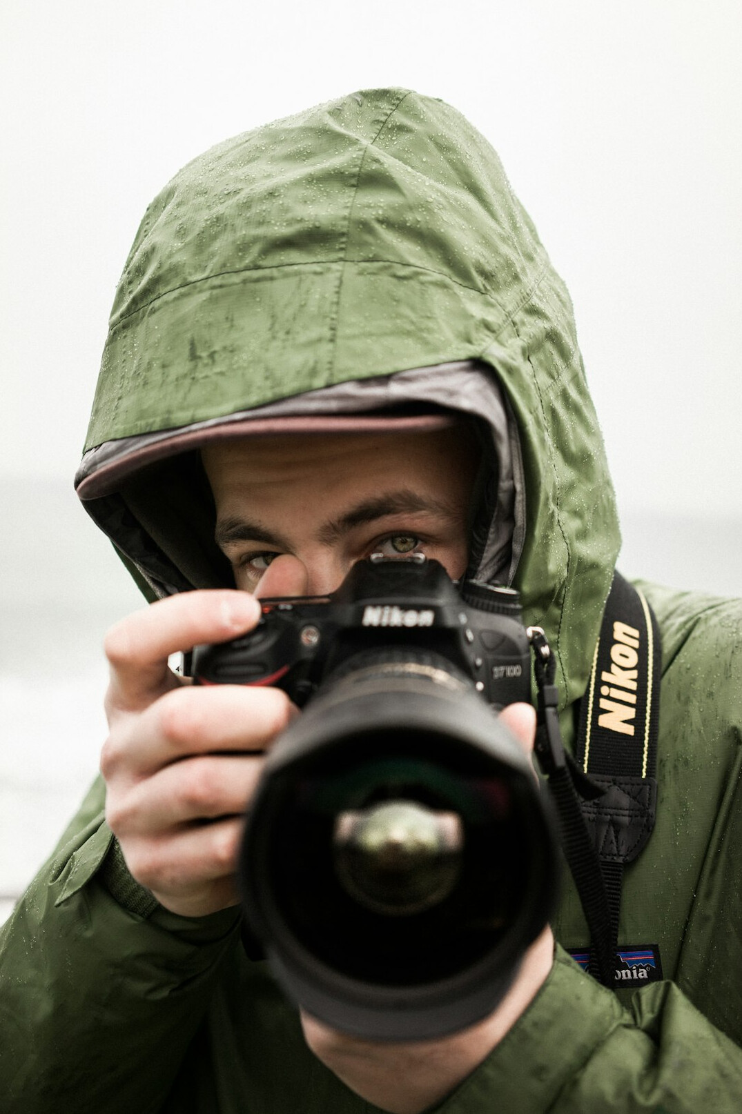 Studio portrait of a British Asian male camera operator